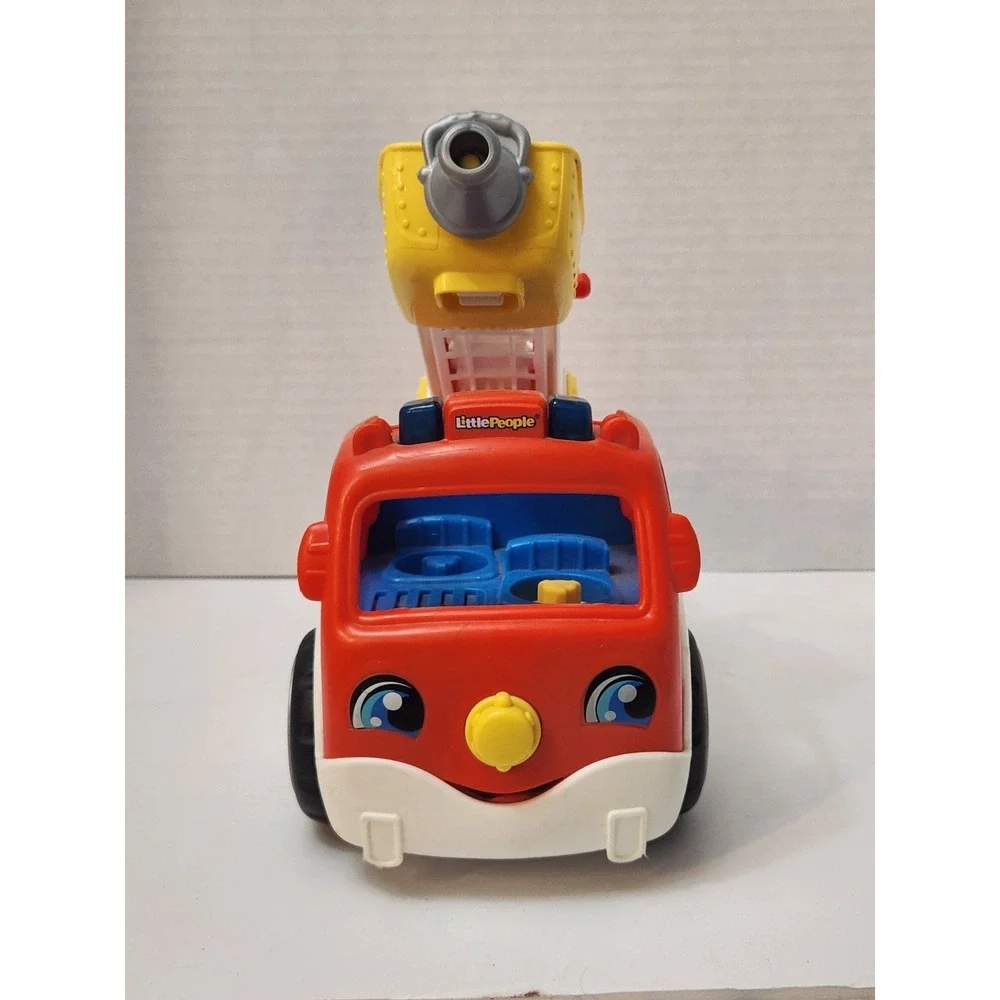 Fisher Price Little People Lift 'n Lower Fire Truck Engine Sounds 2014 Tested
